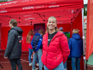 Maren Hegland er eventkoordinator i Viken Fiber.